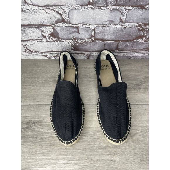Toni Pons Jute Espadrille Black Canvas Slip On Comfort Casual Flats Shoes Men 44 main image 11